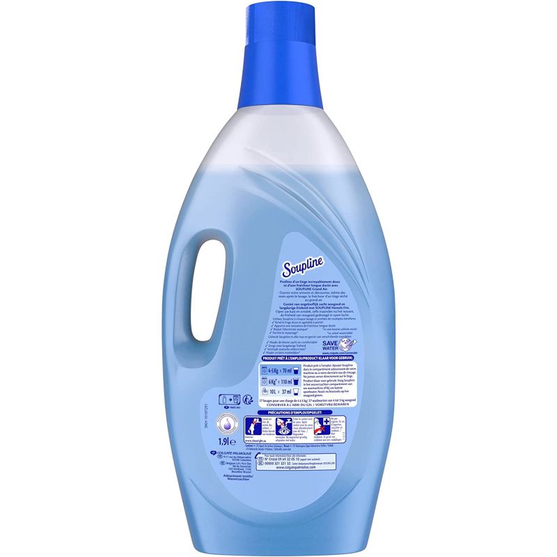 Adoucissant textile parfumé Soupline - bidon de 2 L