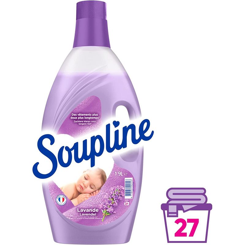 Adoucissant textile parfumé Soupline - bidon de 2 L