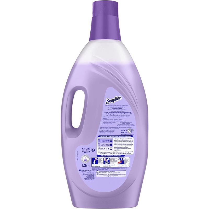 Adoucissant textile parfumé Soupline - bidon de 2 L
