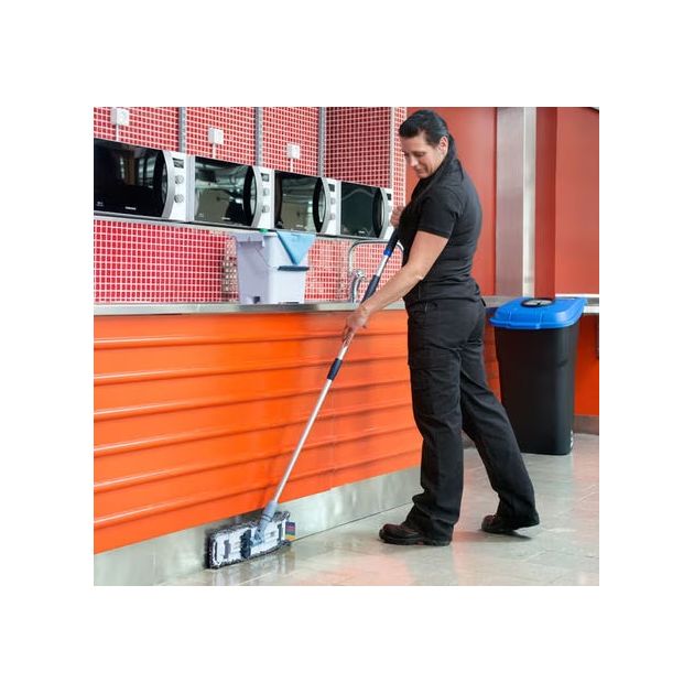 Chariot de lavage UltraSpeed Pro Single 25L Vileda + manche aluminium 150 cm Chariot de lavage UltraSpeed Pro Single 25L Vileda + manche aluminium 150 cm