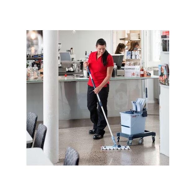 Chariot de lavage UltraSpeed Pro Single 25L Vileda + manche aluminium 150 cm Chariot de lavage UltraSpeed Pro Single 25L Vileda + manche aluminium 150 cm
