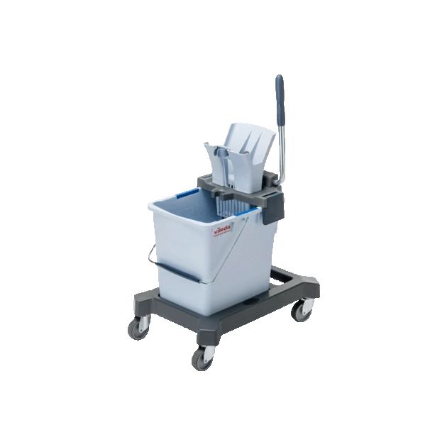 Chariot de lavage UltraSpeed Pro Single 25L Vileda + manche aluminium 150 cm Chariot de lavage UltraSpeed Pro Single 25L Vileda + manche aluminium 150 cm