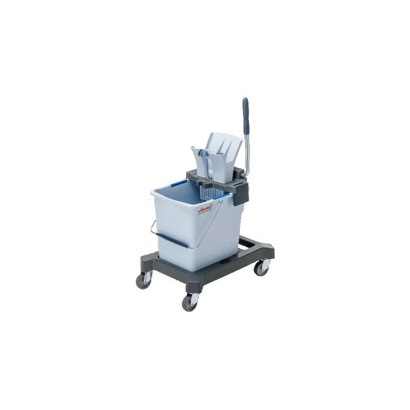 Chariot de lavage UltraSpeed Pro Single 25L Vileda + manche aluminium 150 cm Chariot de lavage UltraSpeed Pro Single 25L Vileda + manche aluminium 150 cm