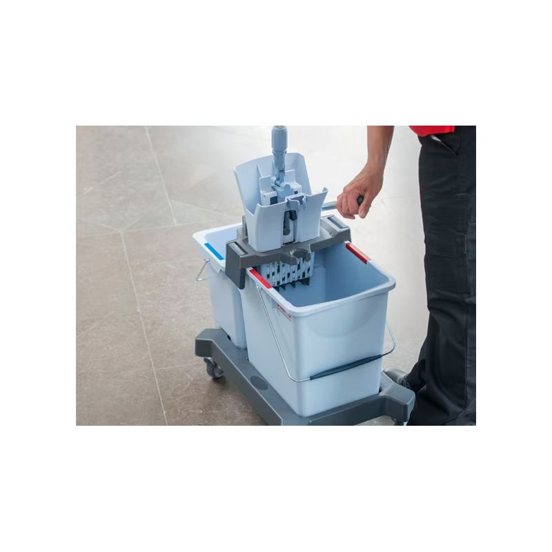 Chariot de lavage avec presse gris UltraSpeed Pro Starterkit Double