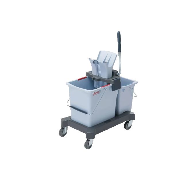 Chariot de lavage avec presse gris UltraSpeed Pro Starterkit Double