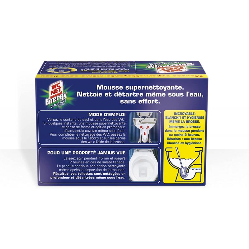 Poudre détartrante WC mousse active 6 x 60 g Poudre détartrante WC mousse active 6 x 60 g