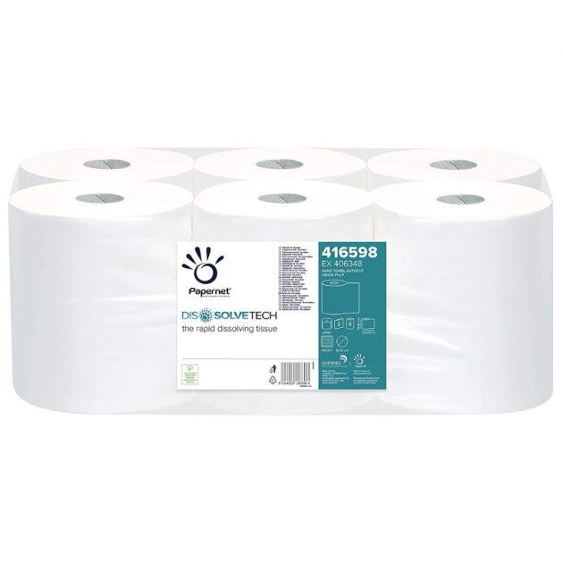 Rouleaux essuie mains EcoLabel 2 plis Autocut 140m