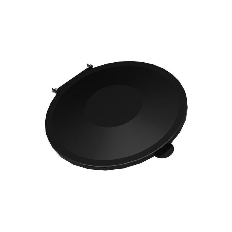 Couvercle support sac poubelle noir 110L