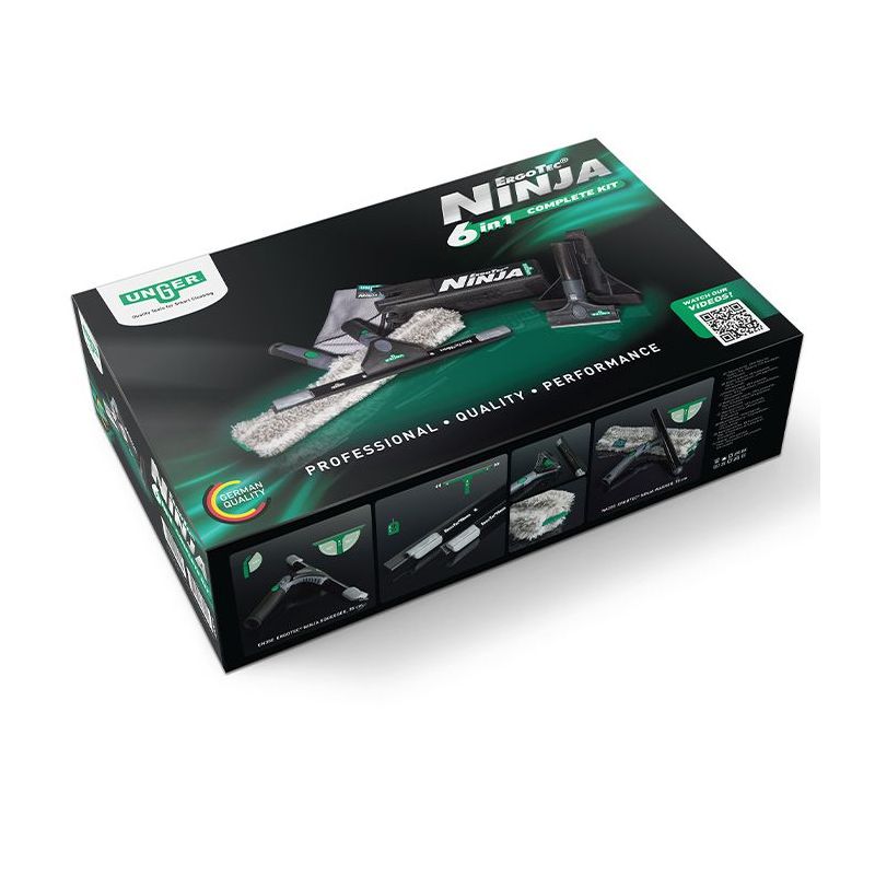 Kit laveur de vitres 6 en 1 Ninja