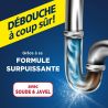 Gel déboucheur siphons et canalisations Ouragan 1 L - lot de 2