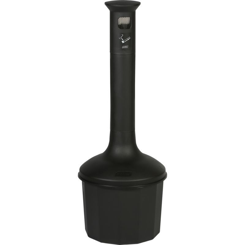 Cendrier extérieur sur pied 10 L en plastique ignifugé Cendrier extérieur sur pied 10 L en plastique ignifugé