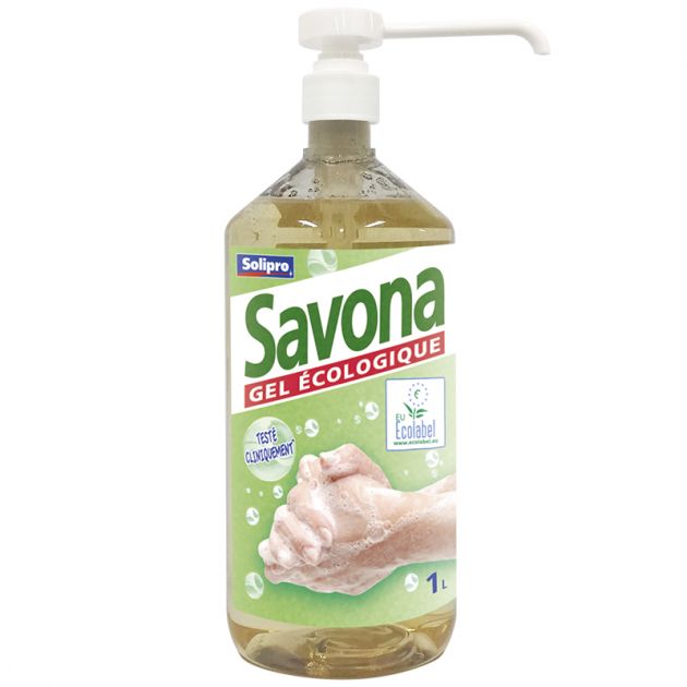 Savon gel mains Ecolabel 1L