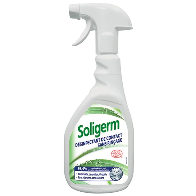 Spray désinfectant alimentaire Ecocert Soligerm 750ml