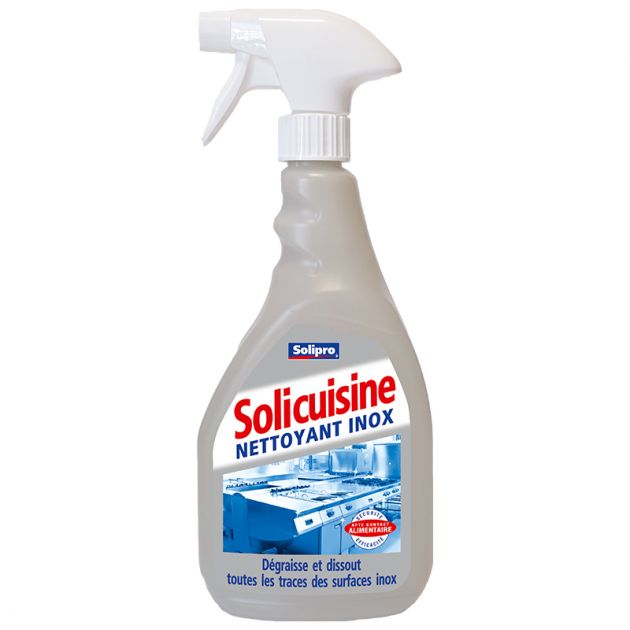 Spray nettoyant dégraissant inox Solicuisine 750ml