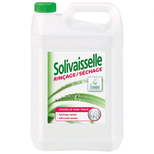 Liquide de rinçage lave vaisselle Ecolabel Solivaisselle 5L