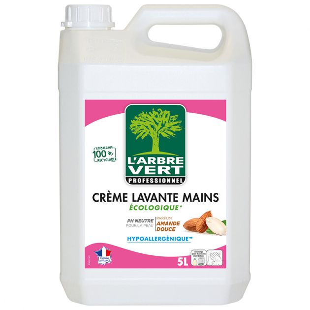 Savon crème mains écologique amande douce