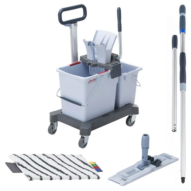 Chariot ménage complet Ultra Speed Pro Double 25L Chariot ménage complet Ultra Speed Pro Double 25L