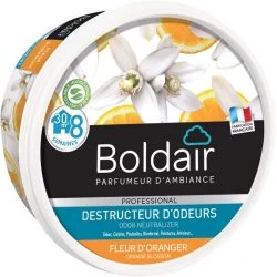 Gel désodorisant destructeur d’odeurs 300 g Boldair fleur d'oranger