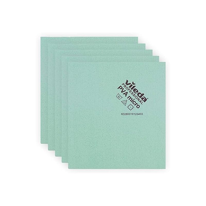 Lavette non-tissée microfibre Micron Quick Vileda - lot de 5