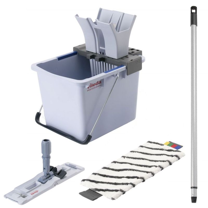 Kit complet système de nettoyage UltraSpeed Vileda + manche télescopique