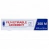 Film alimentaire étirable 300 m - lot de 2