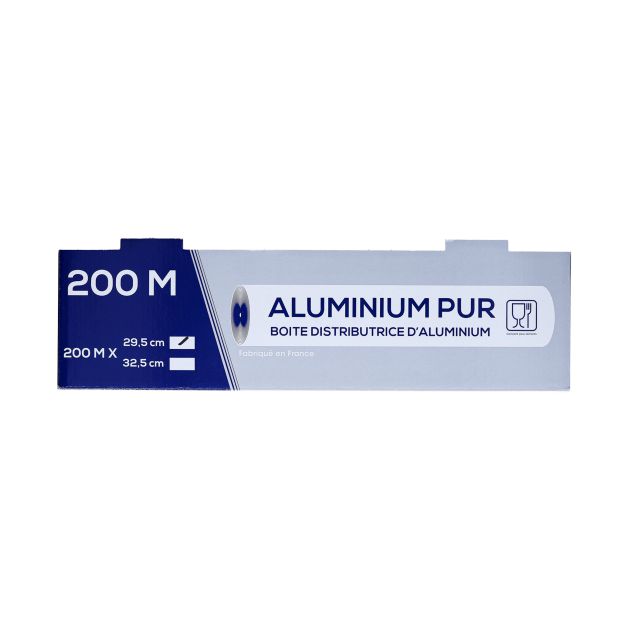 Rouleau de 200 m aluminium alimentaire