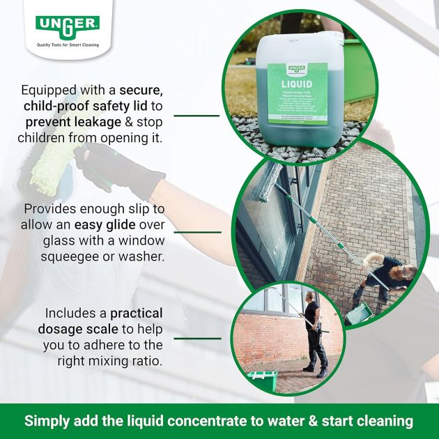 Nettoyant vitre concentré Unger 5 L Nettoyant vitre concentré Unger 5 L