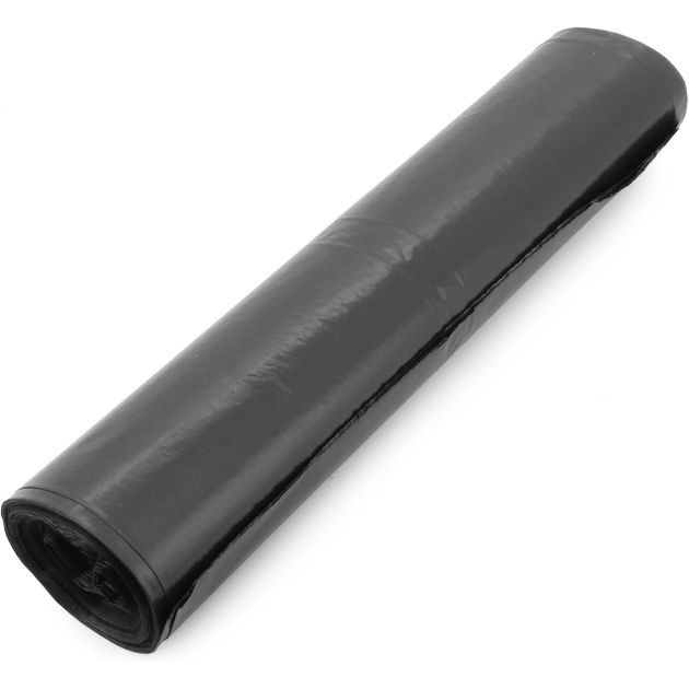 Sac poubelle gris noir lien classique Delcourt 50 L