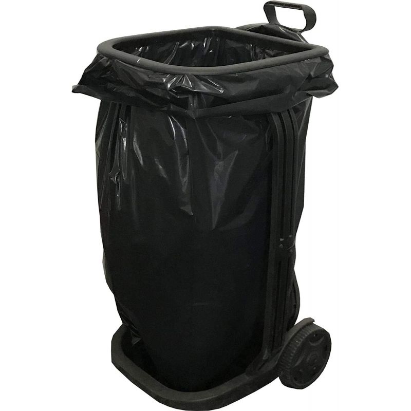 Sac poubelle 110 litres, Haute résistance, Opaque, Noir (x200) - Sa