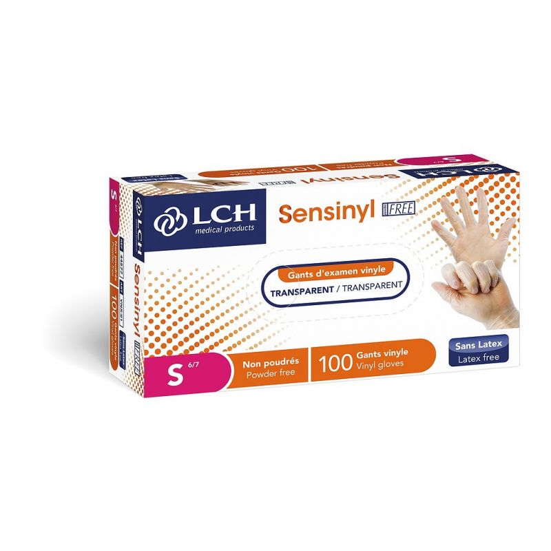 Gant d'examen en vinyle non poudré Sensinyl LCH - boîte de 100 Gant d'examen en vinyle non poudré Sensinyl LCH - boîte de 100