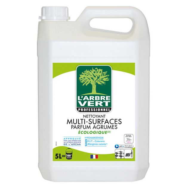 Nettoyant écologique multi-surfaces Agrumes 5 L