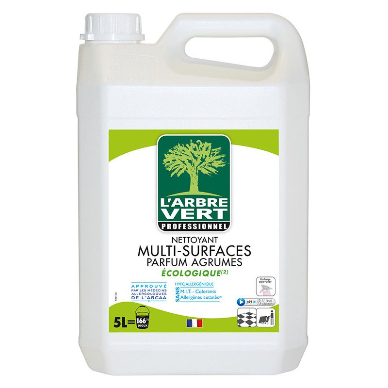 Nettoyant écologique multi-surfaces L'Arbre Vert 5 L
