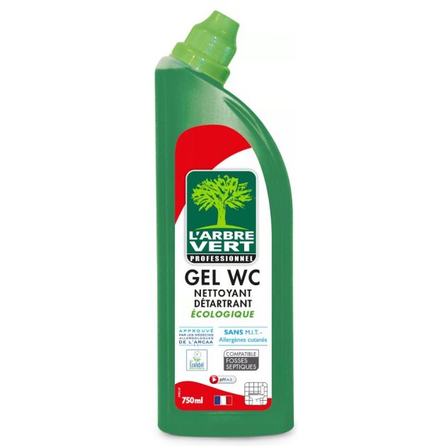 Gel WC détartrant écologique 750 ml