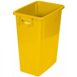 Poubelle de tri intérieur Mix and Match Jaune 60 L