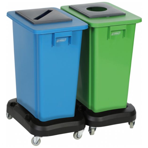 Poubelle tri sélectif 60 L : Commandez sur Techni-Contact - Collecteur de  déchets 60 L