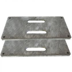 Contrepoids 10 kg pour socle en H support sac poubelle