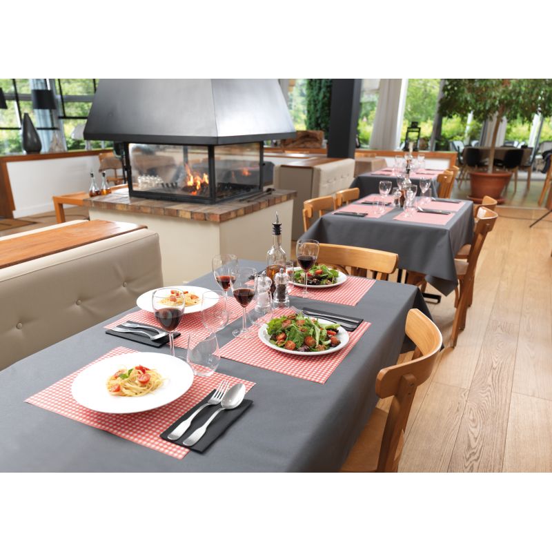 Lot de 1500 serviettes ouate micro gaufrée 38 x 38 cm sur table