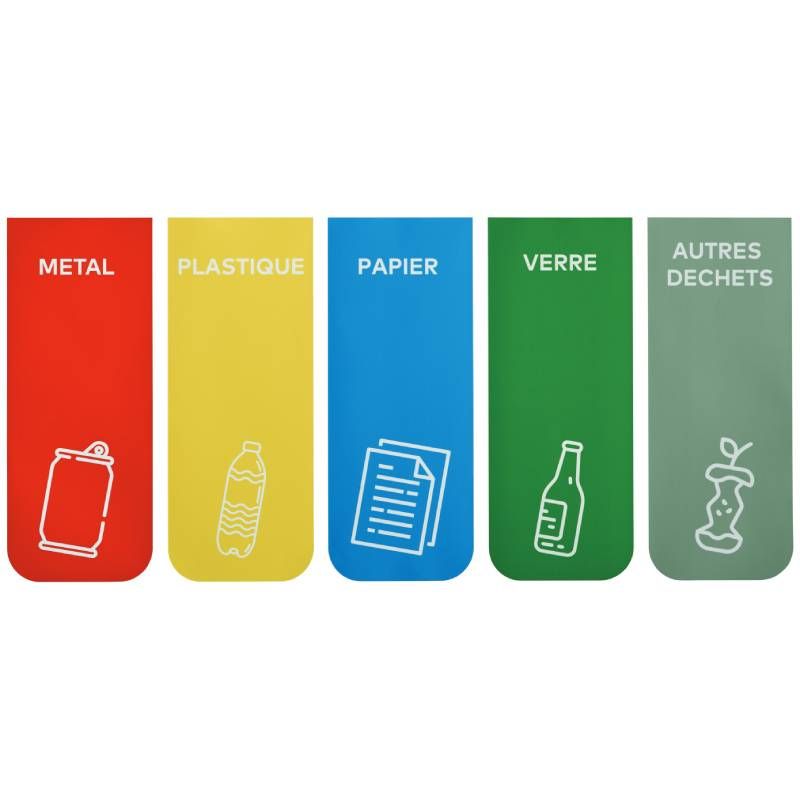 Planche 7 stickers tri selectif Planche 7 stickers tri selectif