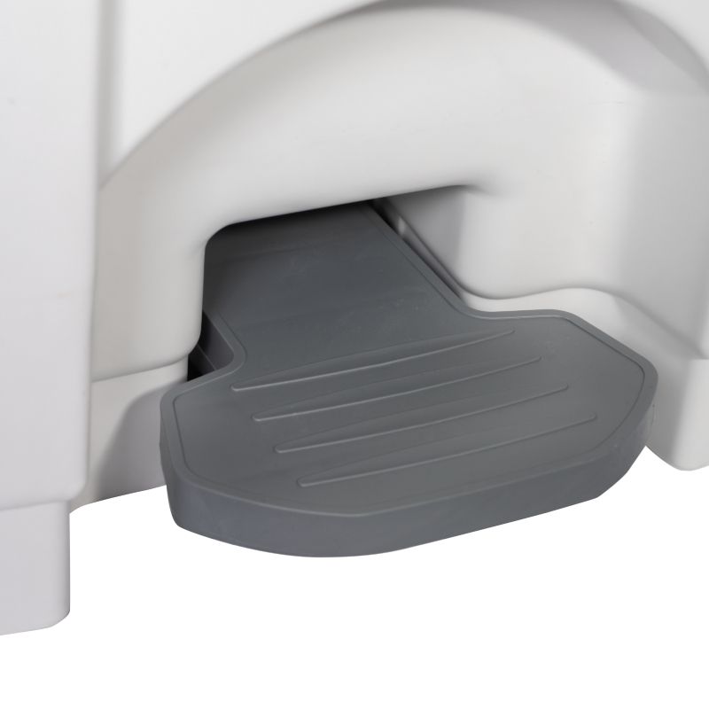 Poubelle blanche couvercle blanc HACCP - Pédale Poubelle blanche couvercle blanc HACCP - Pédale