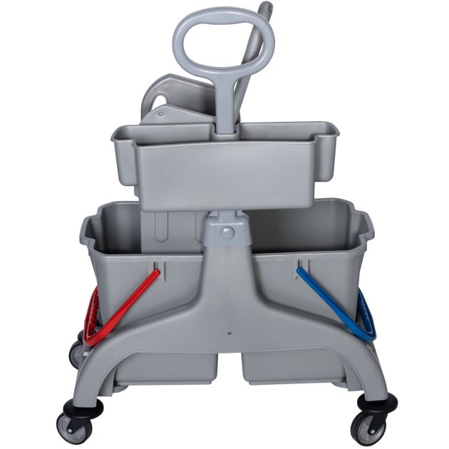 Chariot de ménage 2 seaux avec presse à mâchoires 2x18 L Chariot de ménage 2 seaux avec presse à mâchoires 2x18 L