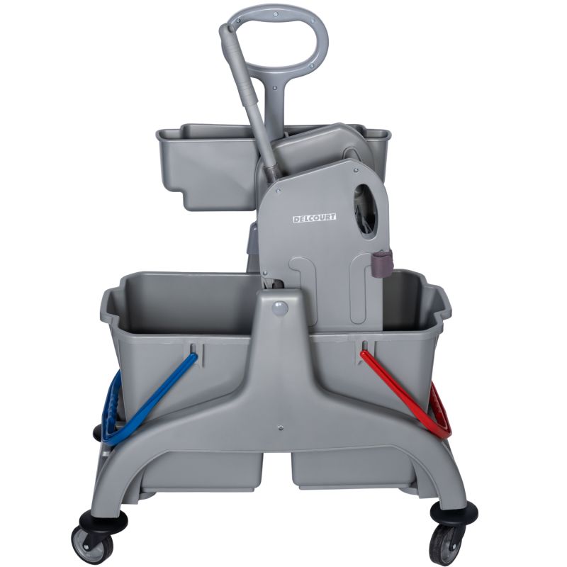 Pack Chariot de lavage double seau Delcourt 