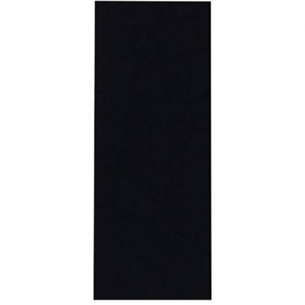 50 serviettes pochette couverts noir