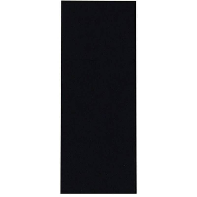 50 serviettes pochette couverts noir