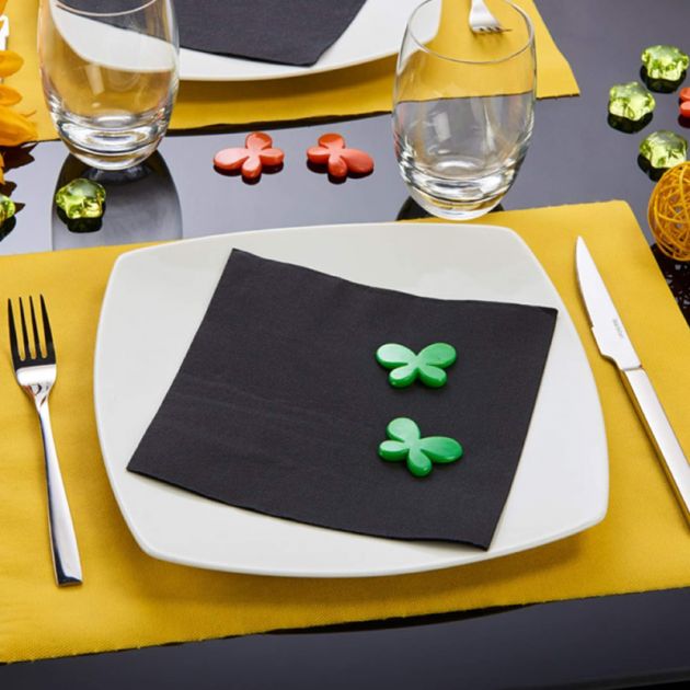 Lot de 1200 Serviettes cocktail micro gaufrée 38x 38 cm 