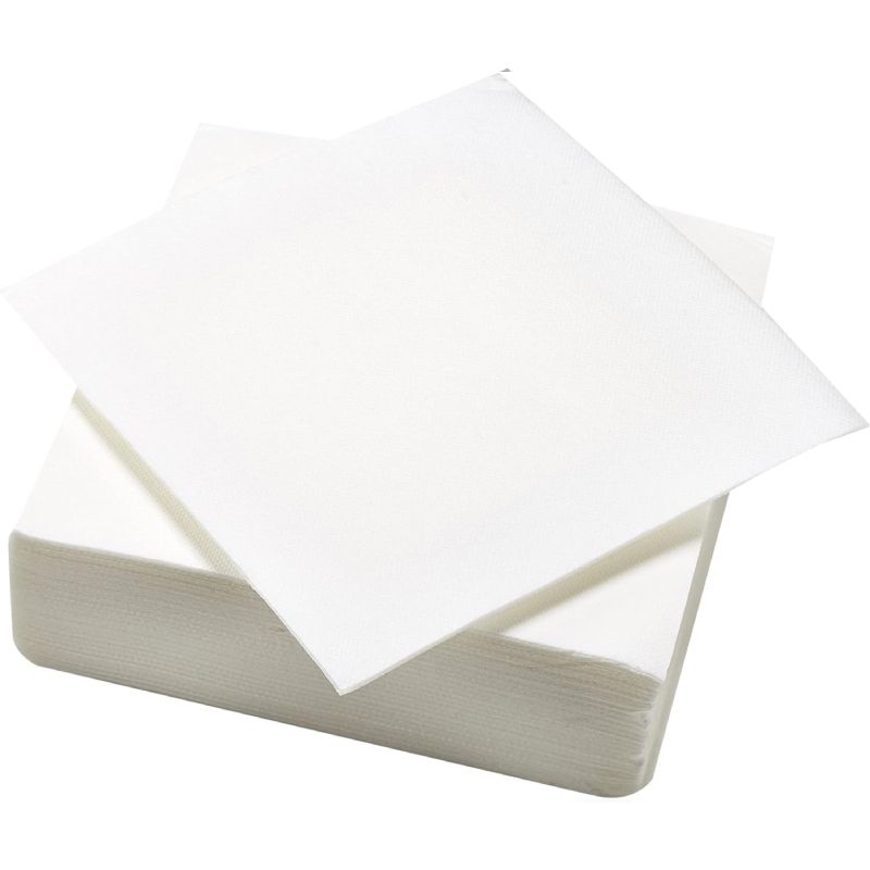 Serviettes papier blanc gaufré
