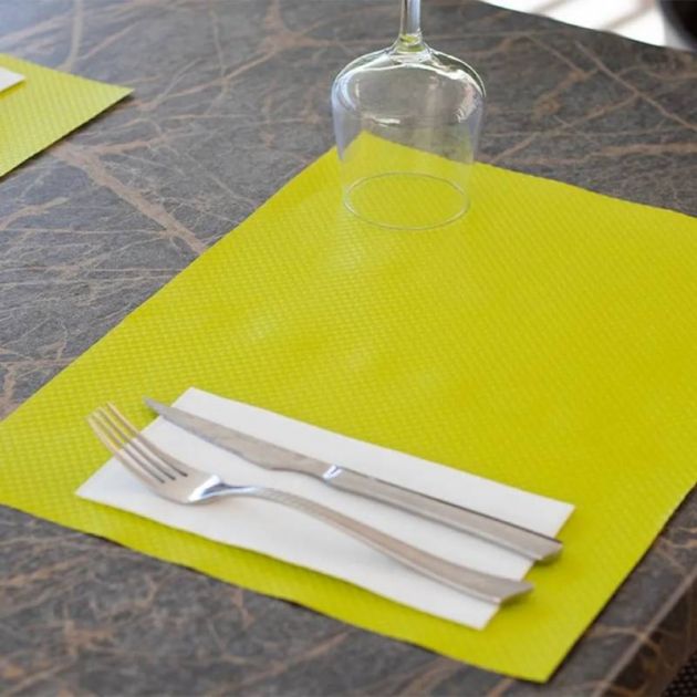 Sets table papier gaufré 30 x 40 cm x500 jaune Sets table papier gaufré 30 x 40 cm x500 jaune