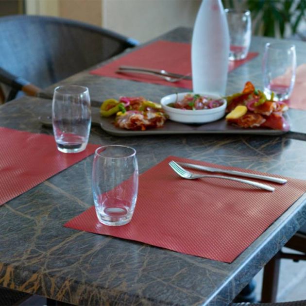 Sets table papier gaufré 30 x 40 cm x500 bordeaux Sets table papier gaufré 30 x 40 cm x500 bordeaux