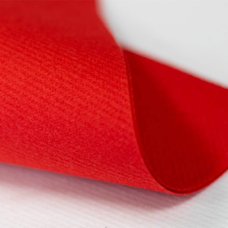 Serviettes intissées 40 x 40 cm Plié Rouge 