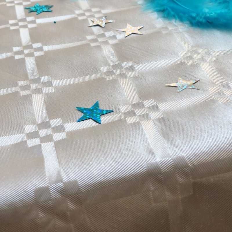 Rouleau nappe papier damassé 1,18 x 25 m Argenté