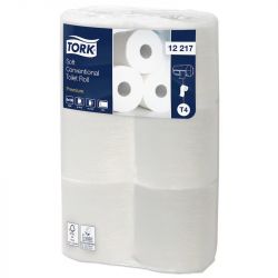 Papier toilette 2 plis Tork T4 - colis de 72 rouleaux
